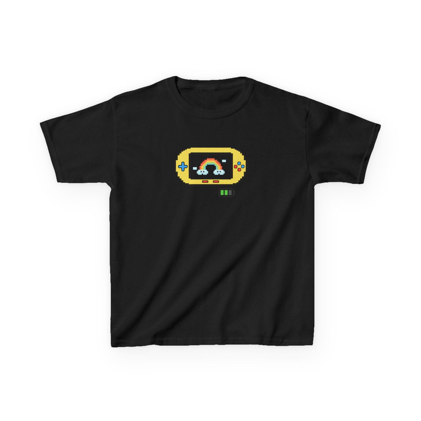 Pixel Handheld Game Console Cropped T-Shirt