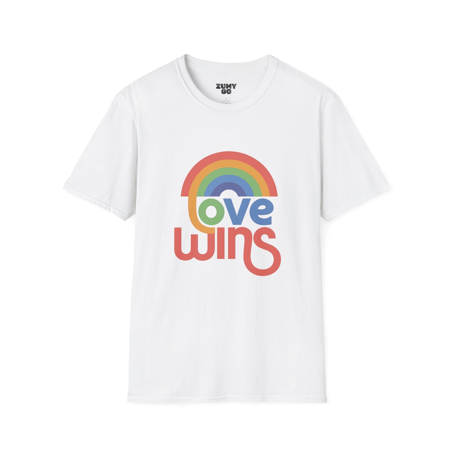 Unisex Love Wins Rainbow Tee