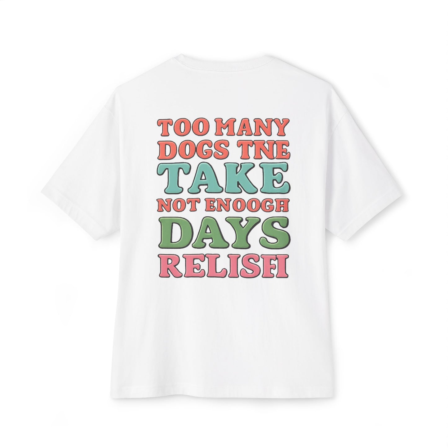 Fun Hot Dogs Unisex Oversized Tee