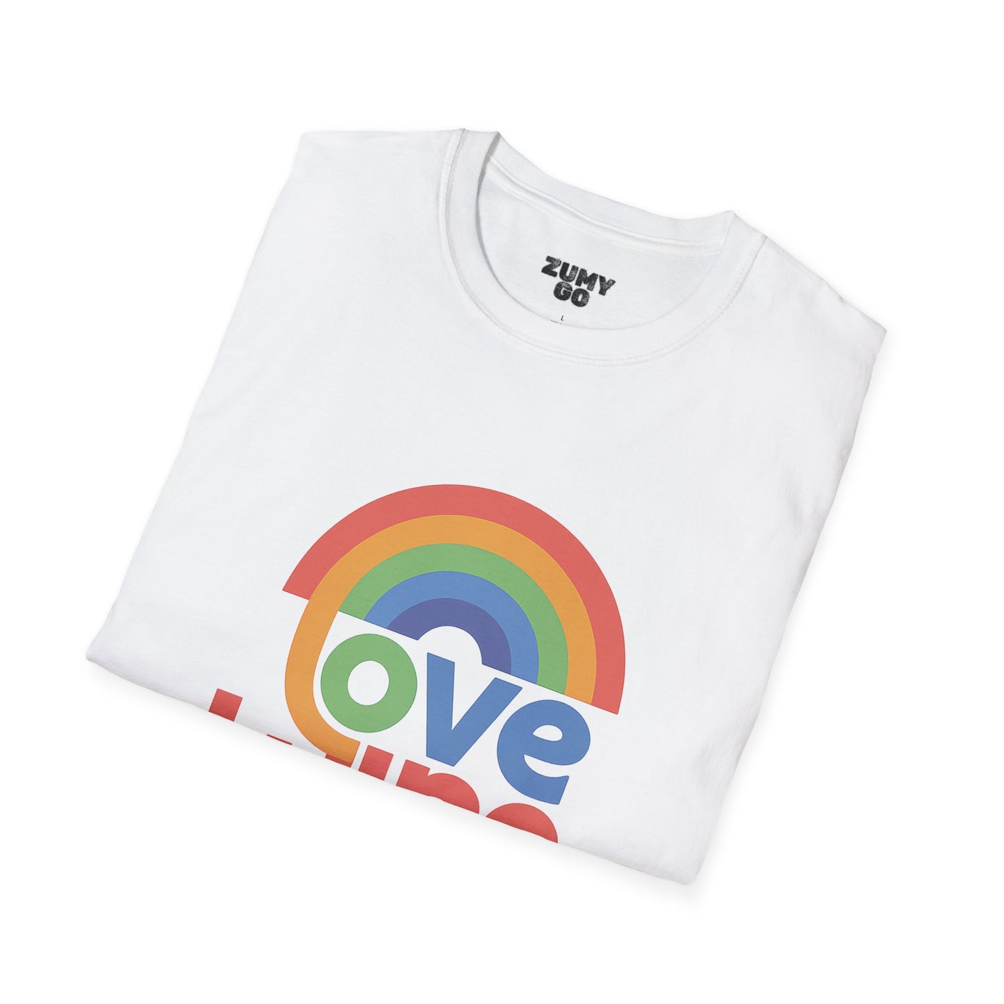 Unisex Love Wins Rainbow Tee
