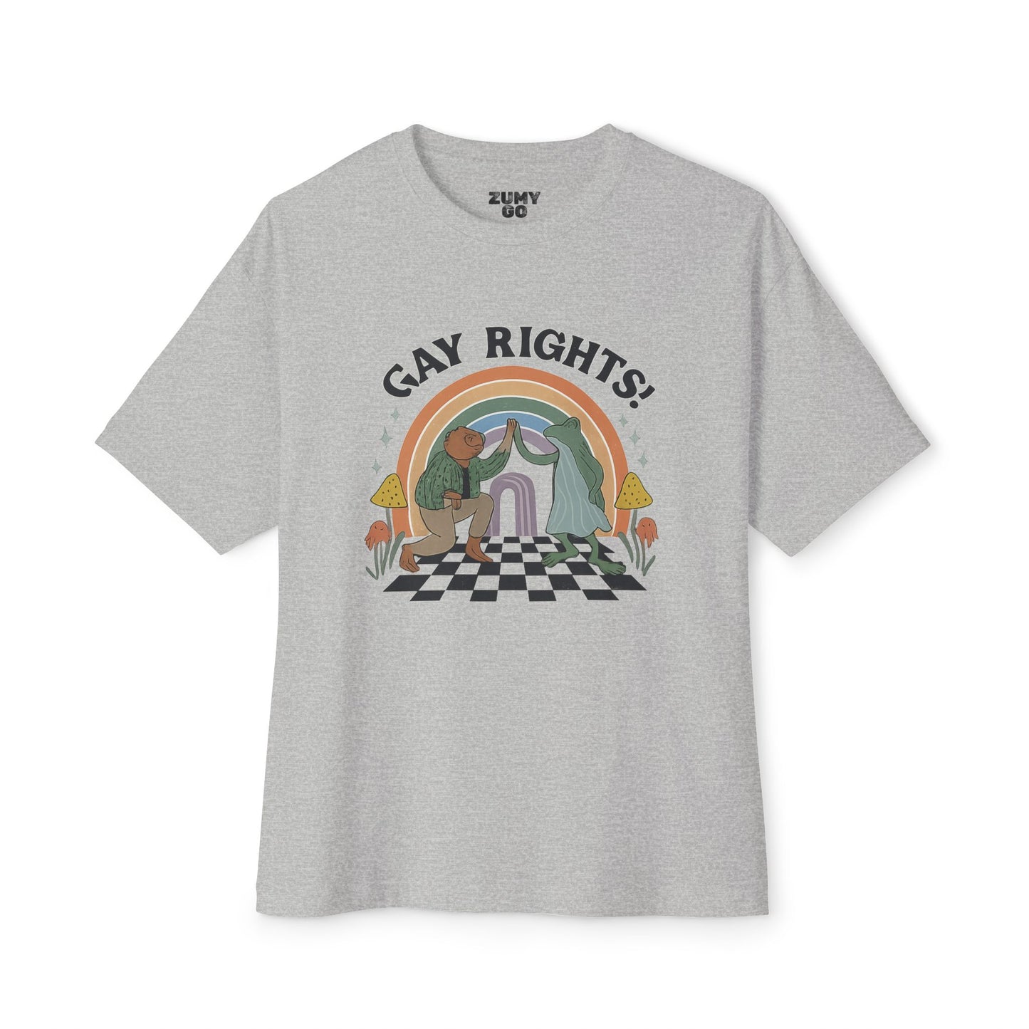 Gay Rights Graphic Oversized Tee