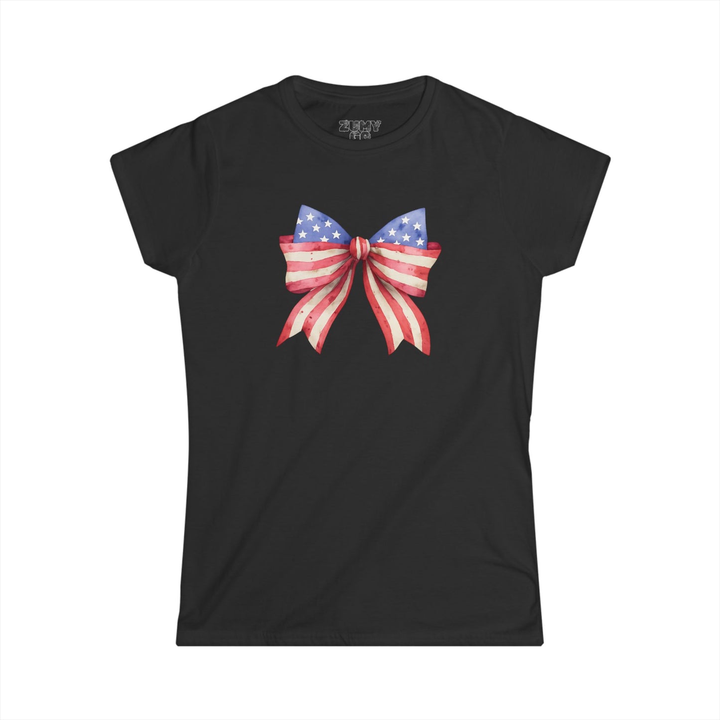 July 4th Bow Tee