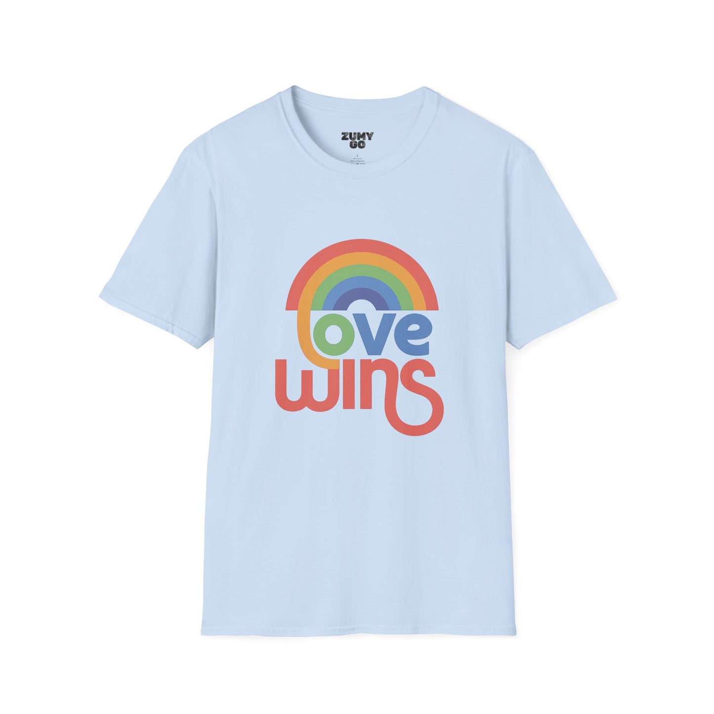 Unisex Love Wins Rainbow Tee