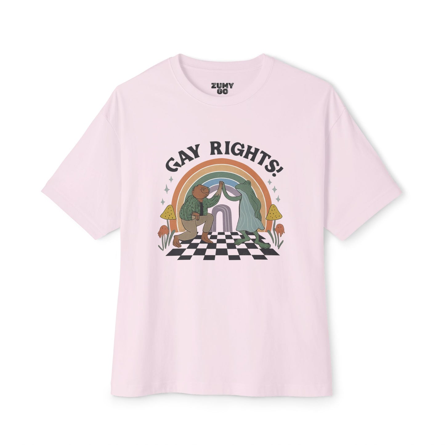 Gay Rights Graphic Oversized Tee