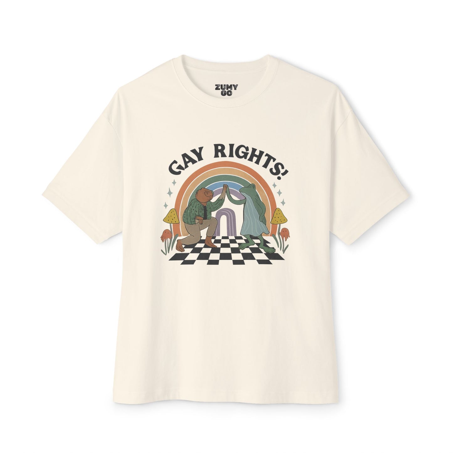 Gay Rights Graphic Oversized Tee