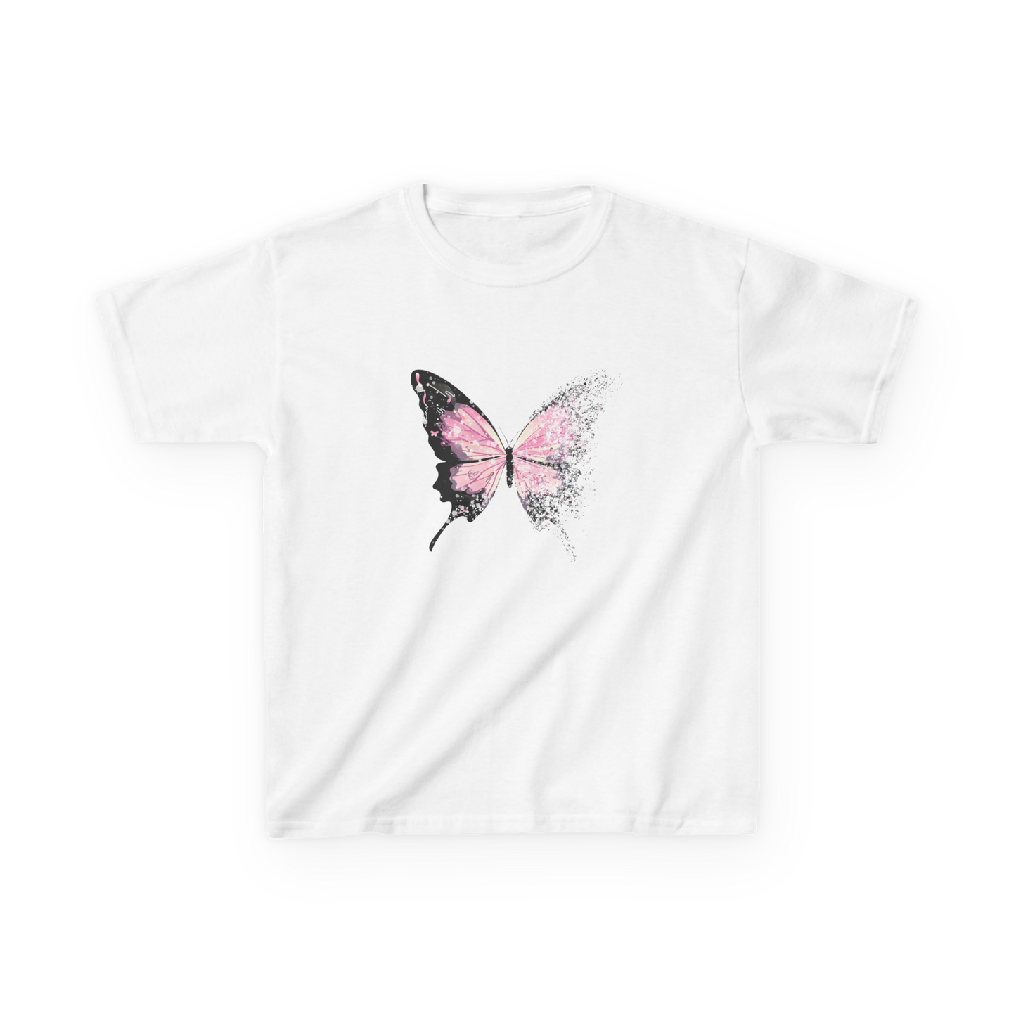 Butterfly Graphic Cropped Tee