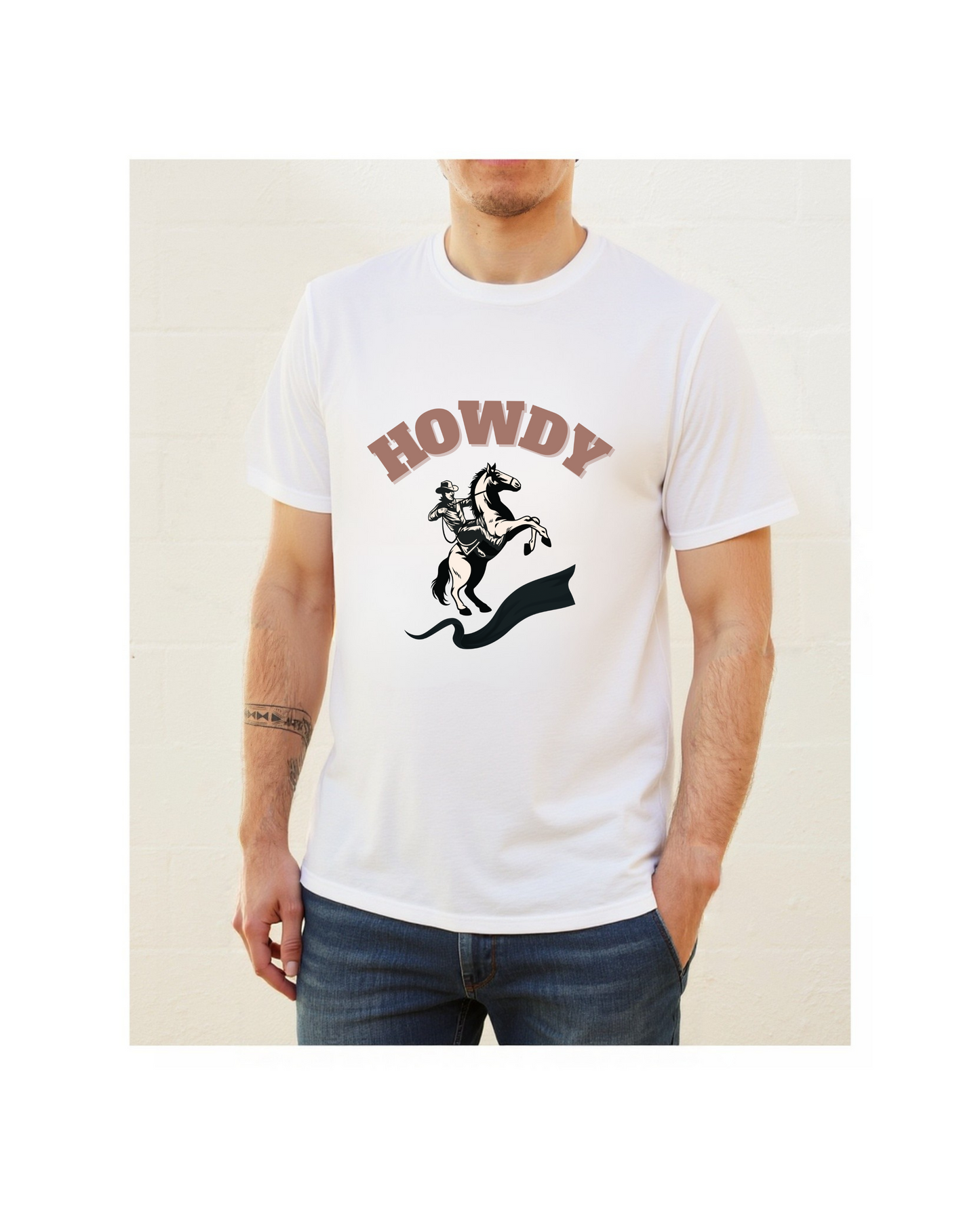 Howdy Cowboy - Western Style Graphic Tee