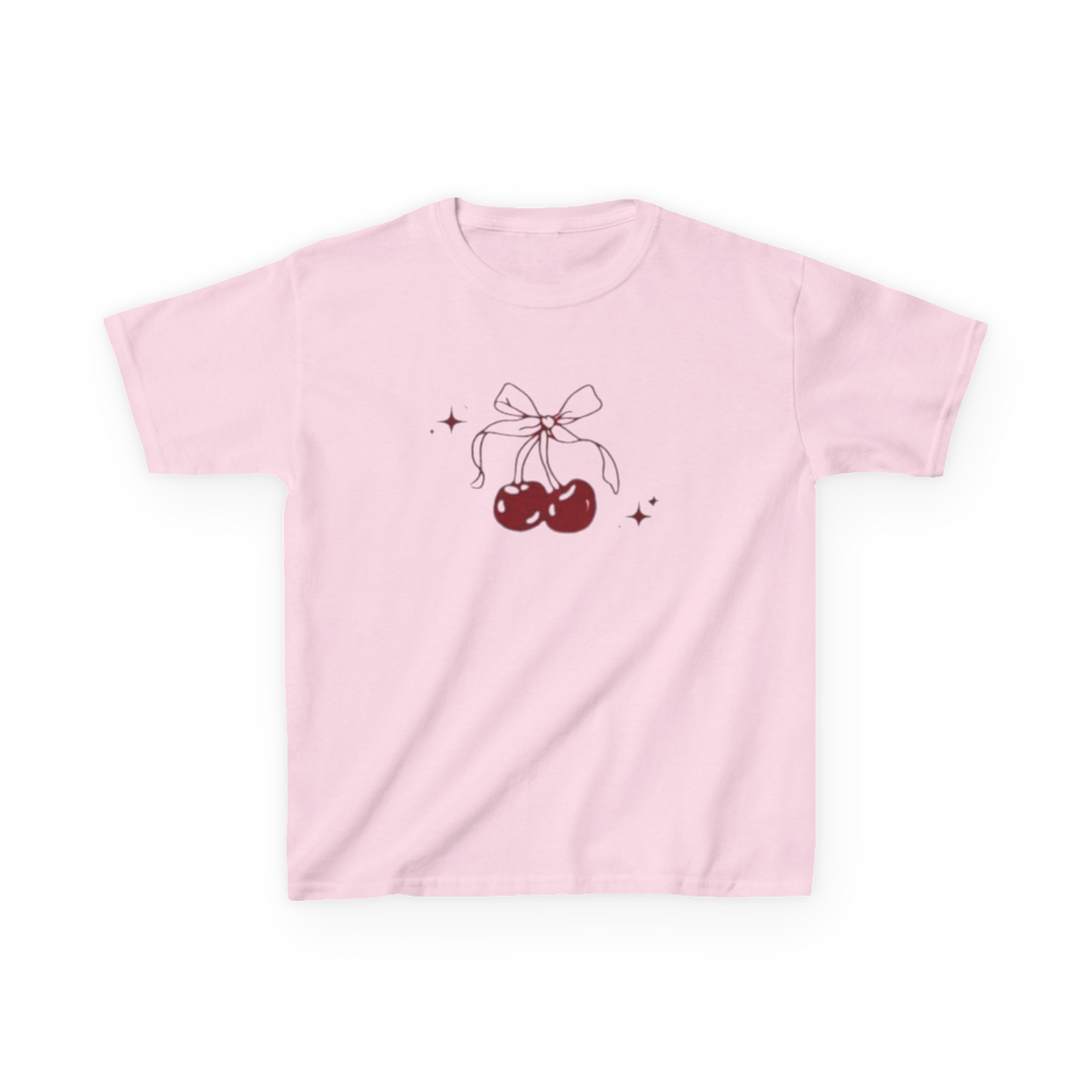 Cherries Graphic Cropped Top