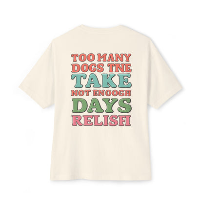 Fun Hot Dogs Unisex Oversized Tee