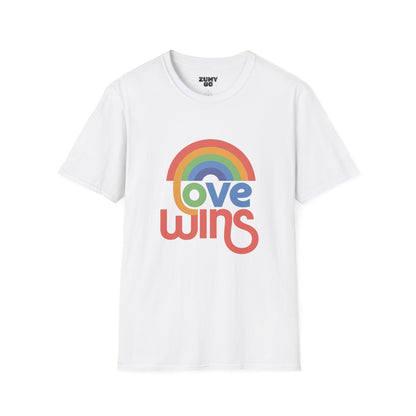Unisex Love Wins Rainbow Tee
