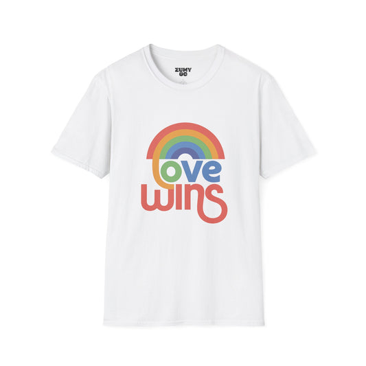 Unisex Love Wins Rainbow Tee