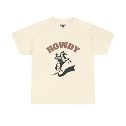 Howdy Cowboy - Western Style Graphic Tee