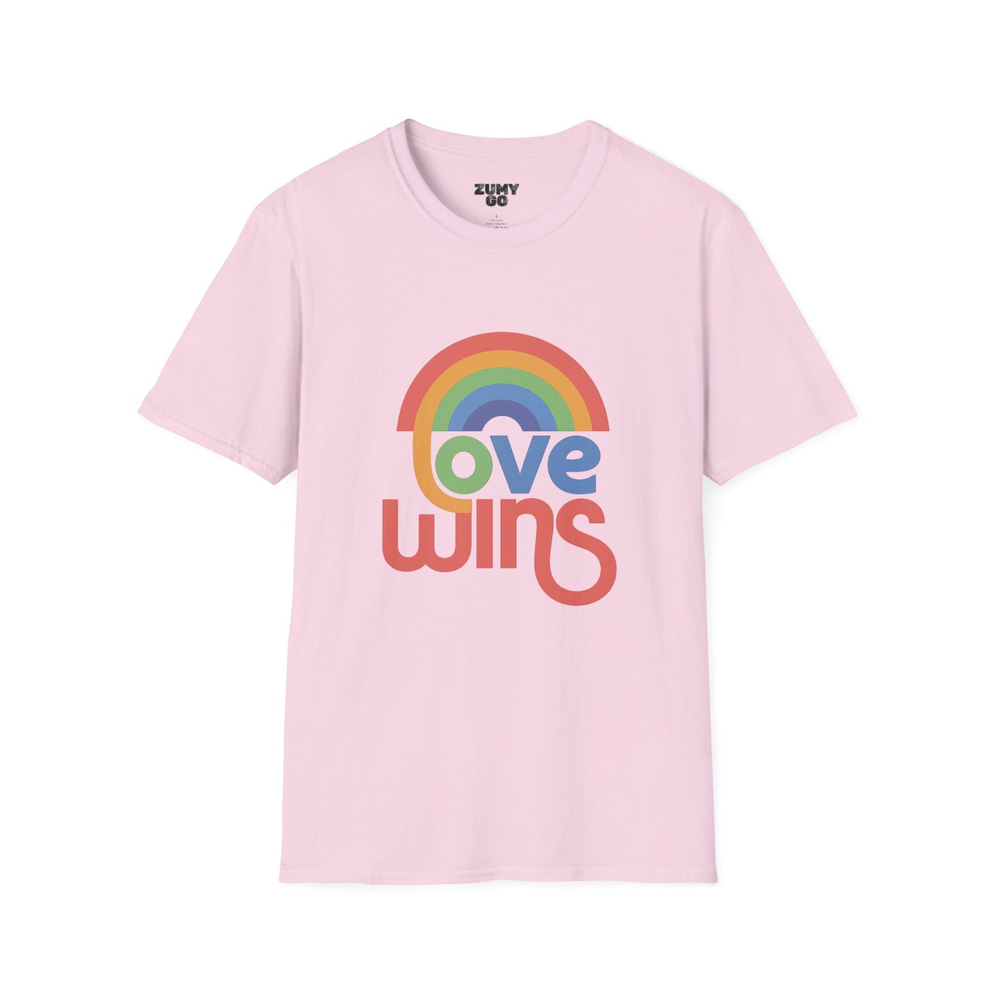 Unisex Love Wins Rainbow Tee