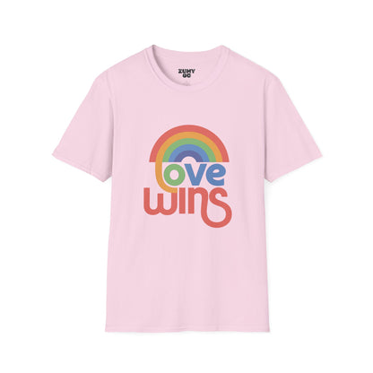 Unisex Love Wins Rainbow Tee