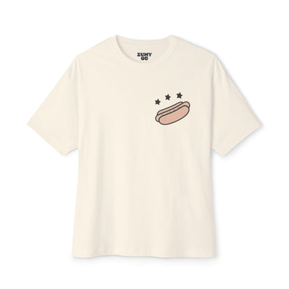 Fun Hot Dogs Unisex Oversized Tee