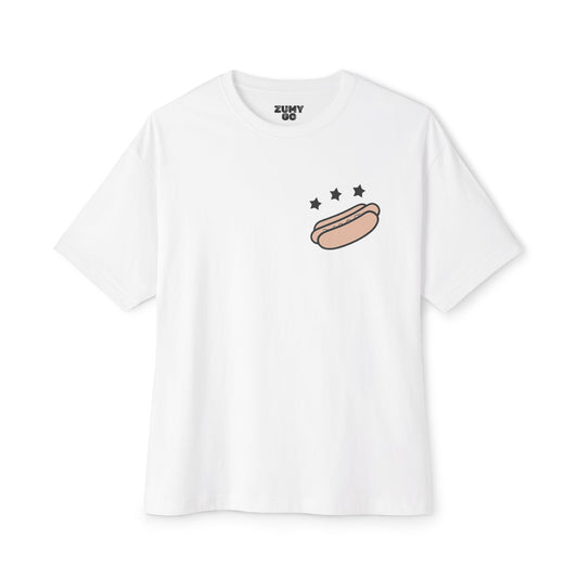 Fun Hot Dogs Unisex Oversized Tee