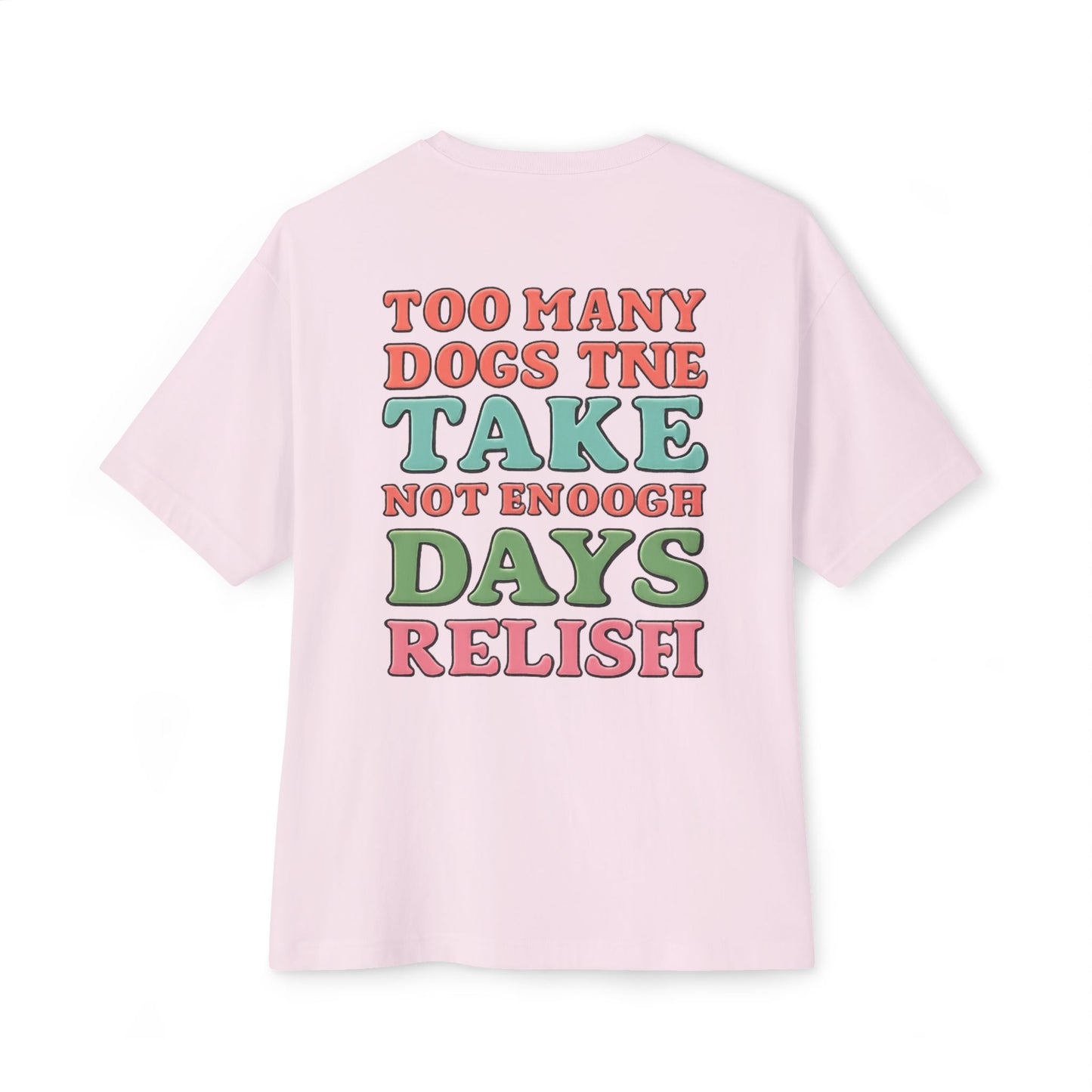 Fun Hot Dogs Unisex Oversized Tee