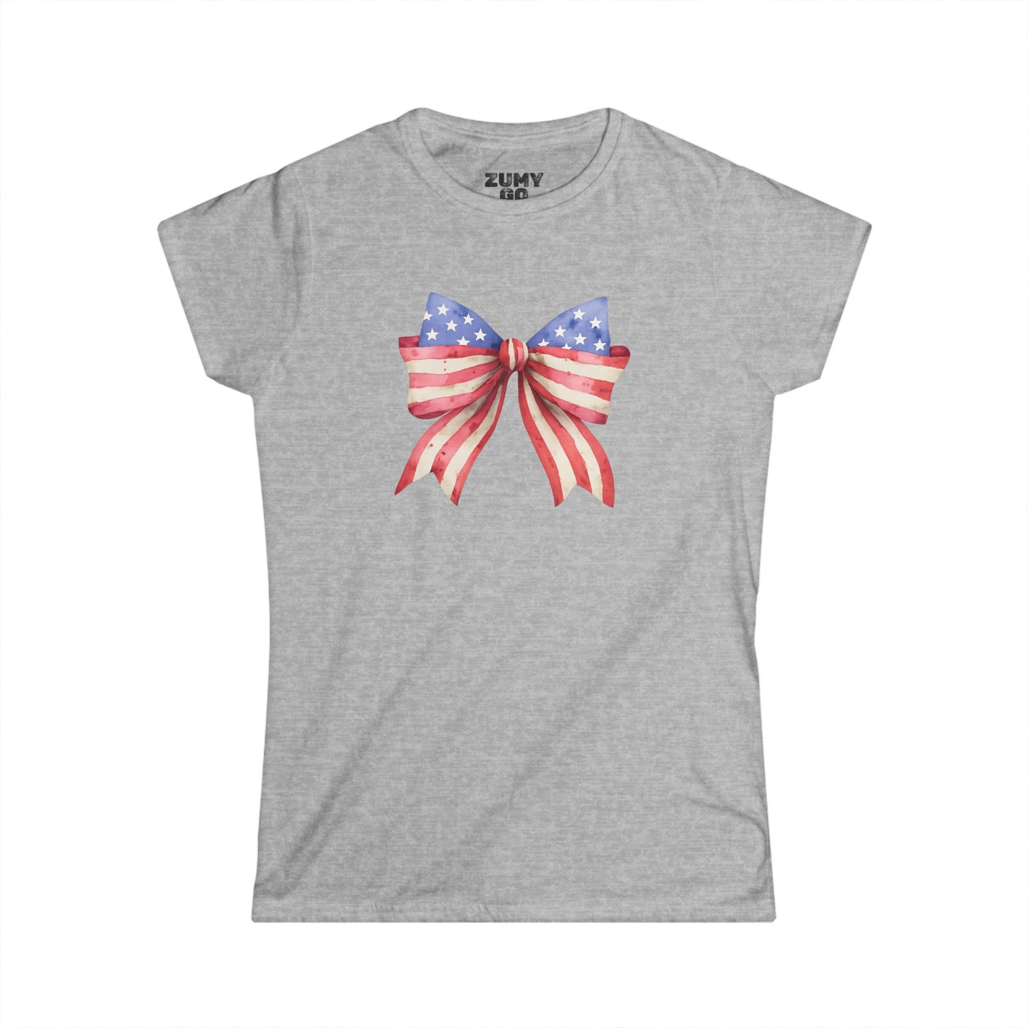 July 4th Bow Tee