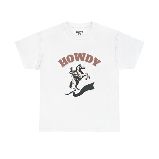 Howdy Cowboy - Western Style Graphic Tee