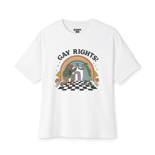 Gay Rights Graphic Oversized Tee