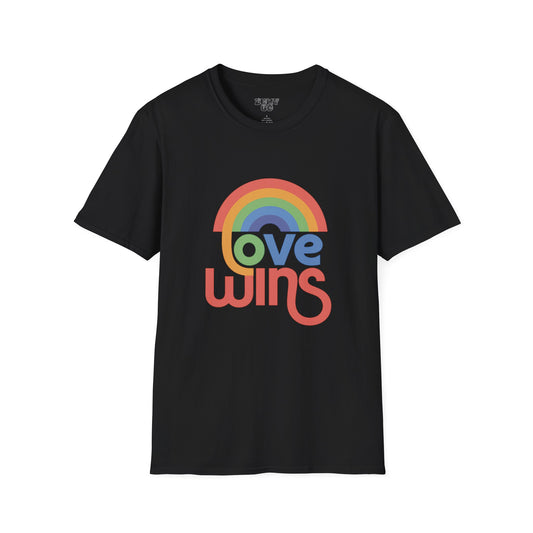 Unisex Love Wins Rainbow Tee