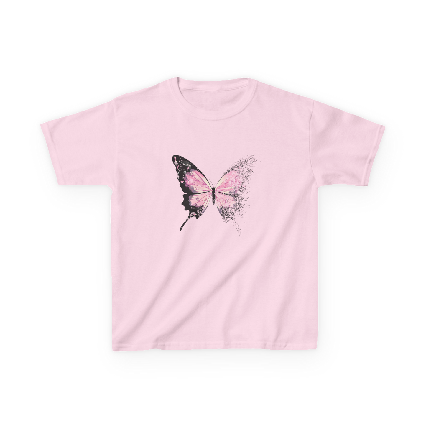 Butterfly  Graphic Cropped Tee