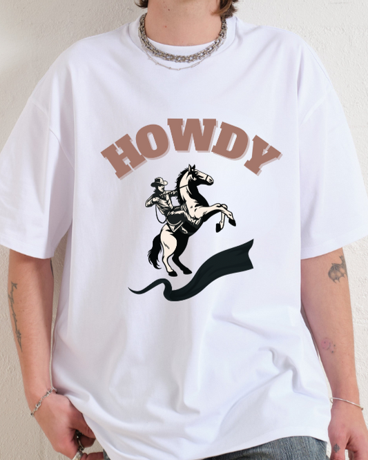 Howdy Cowboy - Western Style Graphic Tee