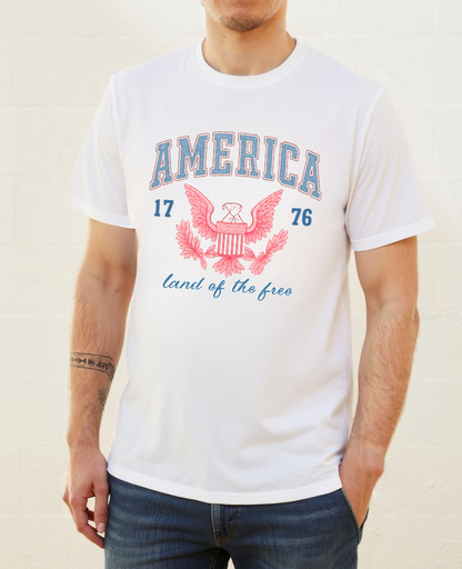 America 1776 Land of the Free -Unisex T-Shirt