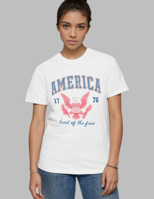 America 1776 Land of the Free -Unisex T-Shirt