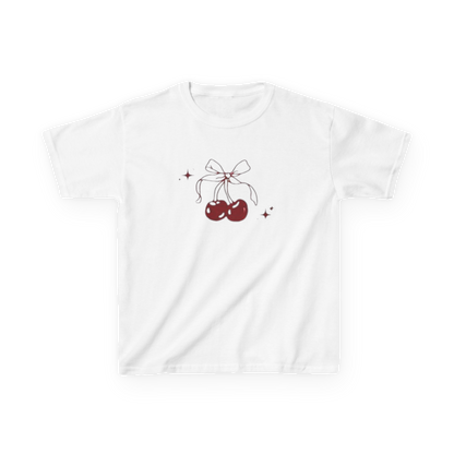 Cherries Graphic Cropped Top
