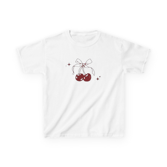 Cherries Graphic Cropped Top